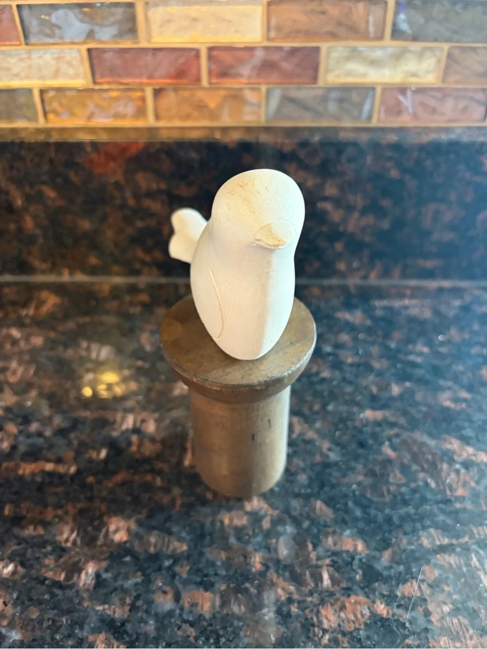 White Decorative Bird Figurine for Themed Decor